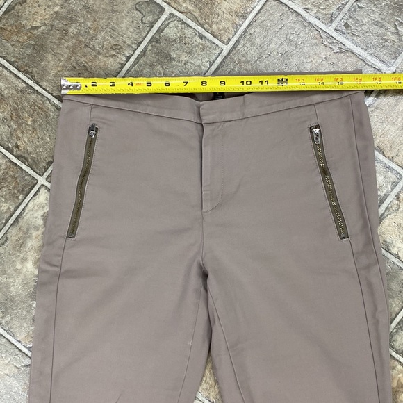 BNWOT Banana Republic Addison Pants, Skinny Ankle with Zip, Tan - Picture 10 of 12